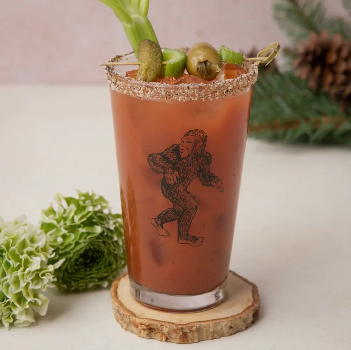 Sasquatch Pint Glass image 0