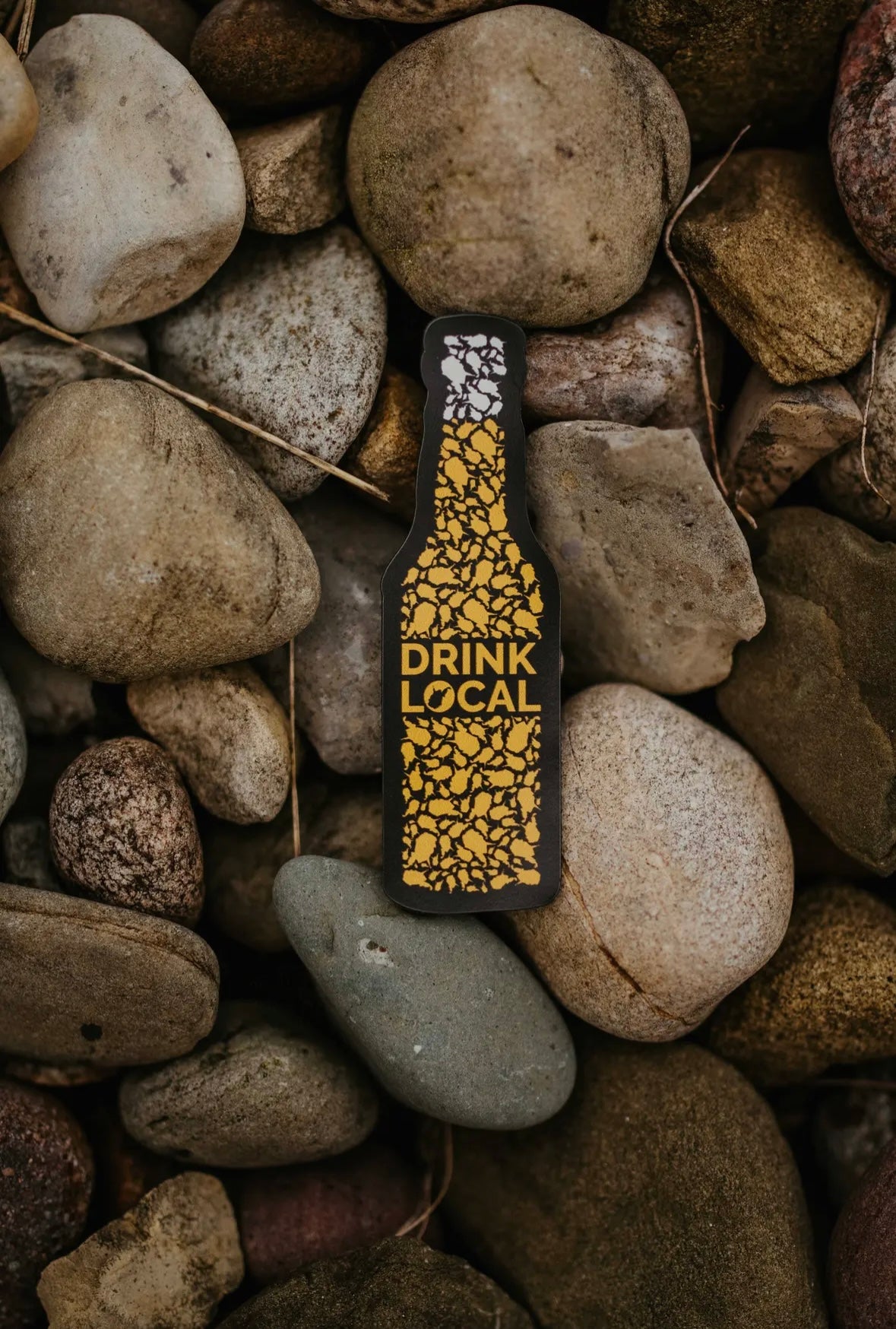 Drink Local Bottle Sticker image 0