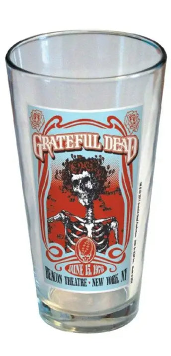 Grateful Dead Retro Pint Glass image 0