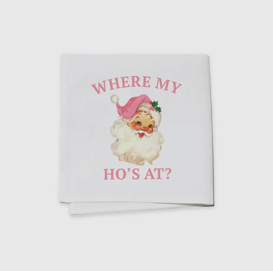 Santa Cocktail Napkins (Set of 4) image 0