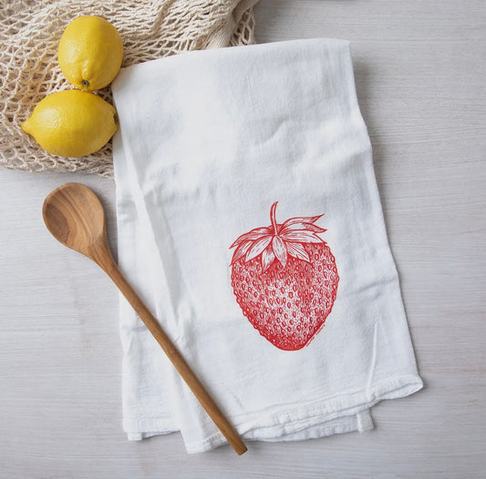 Strawberry Tea Towel image 0
