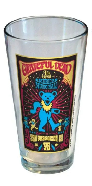 Grateful Dead Retro Pint Glass image 1