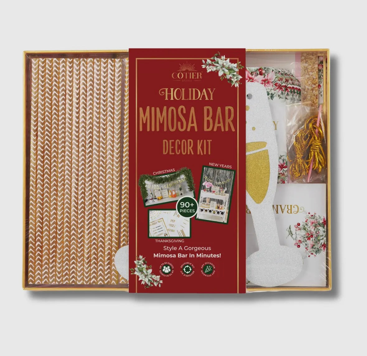 Holiday Mimosa Bar Decoration Kit image 0