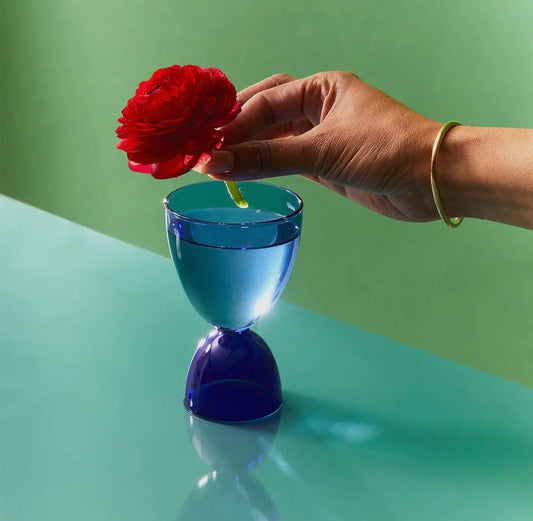 Light & Dark Blue Classic Glass image 0