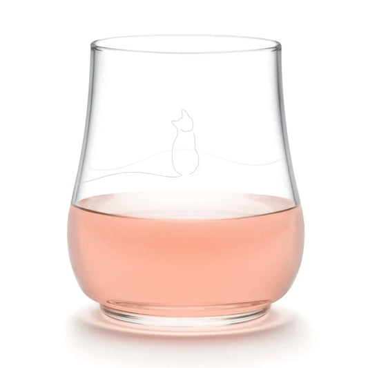 Modern Pets Meow Stemless Glass image 0