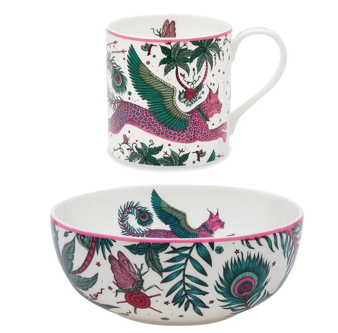 Lynx Mug & Bowl Breakfast Set image 0