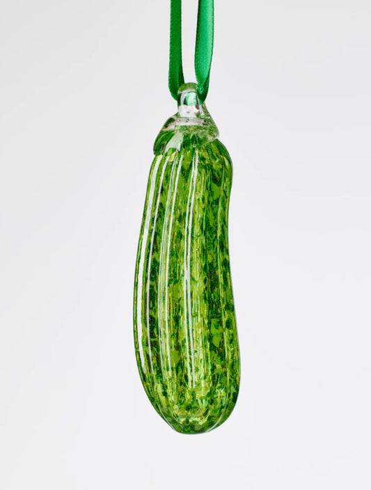Glass Pickle Ornament image 0