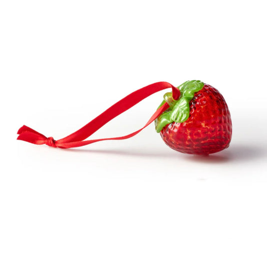 Glass Strawberry Ornament image 1