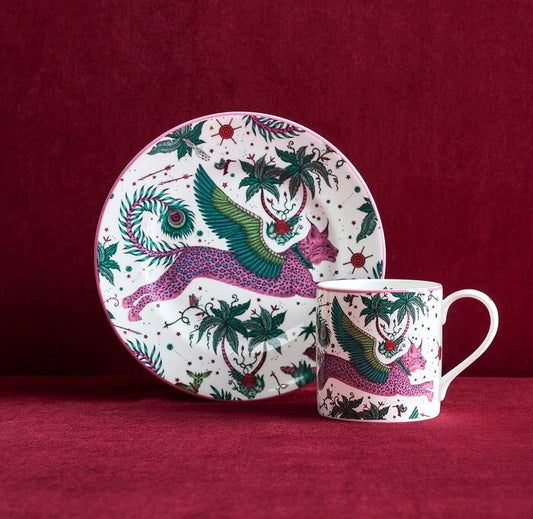 Lynx Mug & Side Plate Set image 0