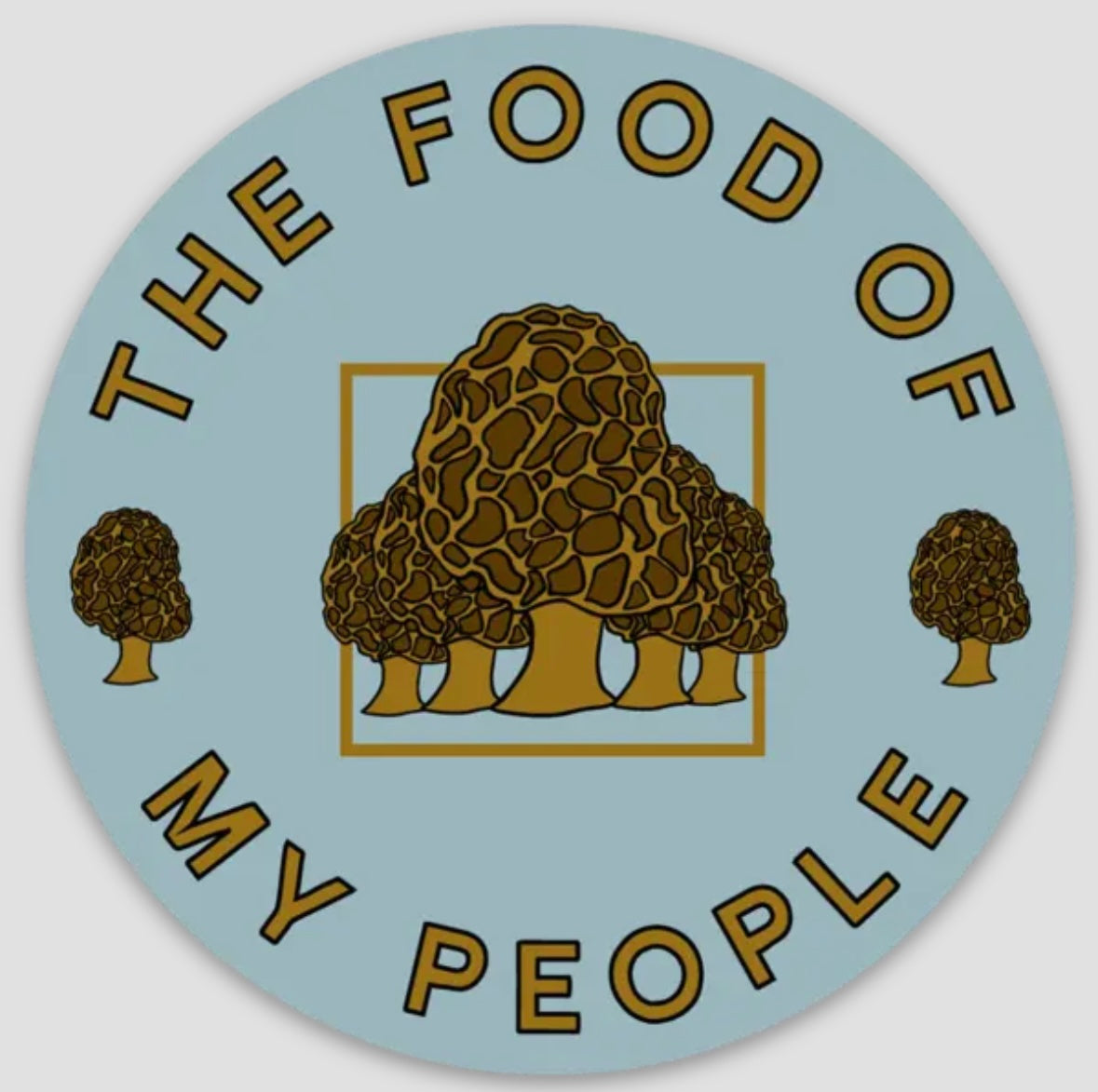 "Morels" The Food of My People Sticker image 0