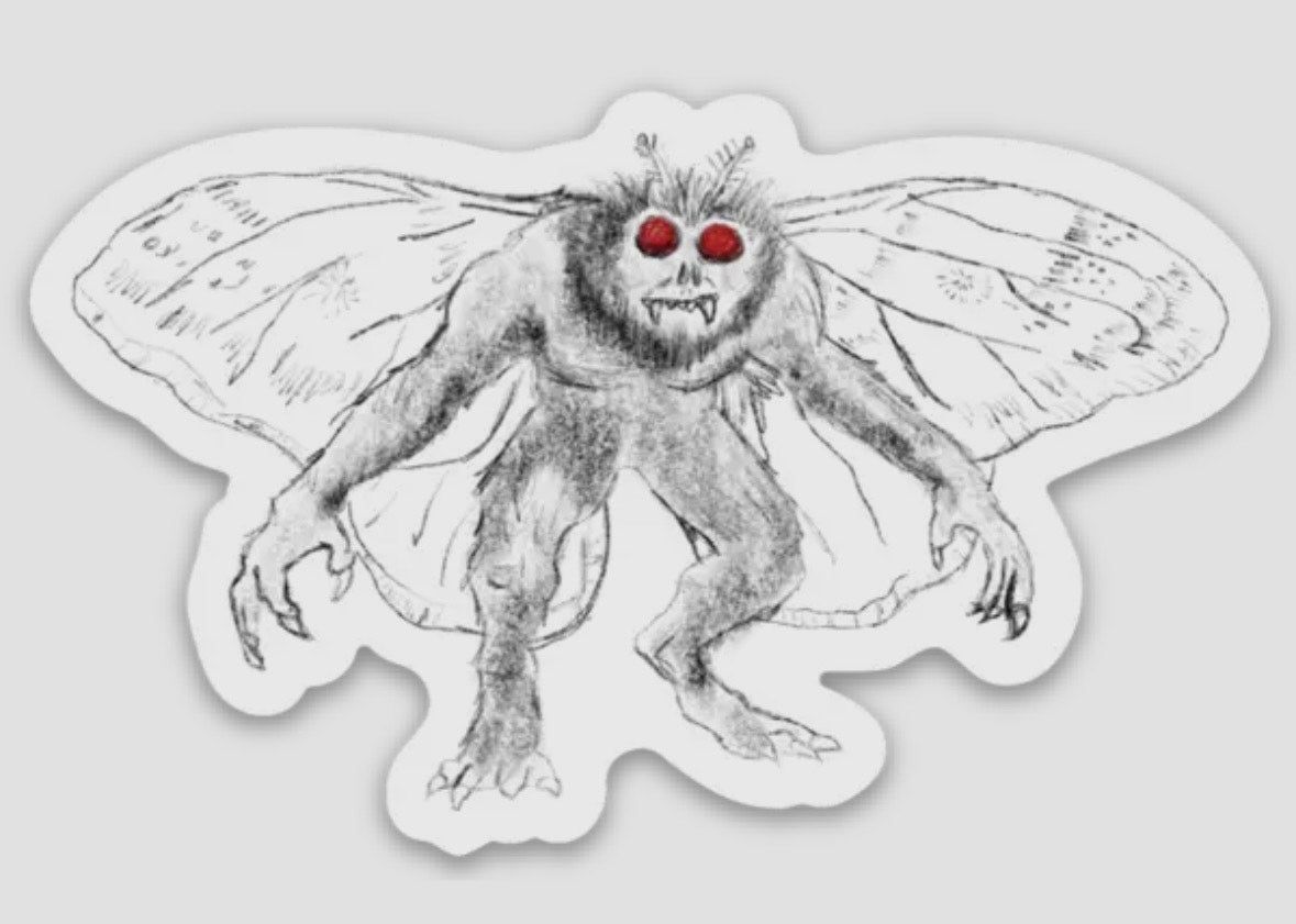 Mothman Sticker image 0