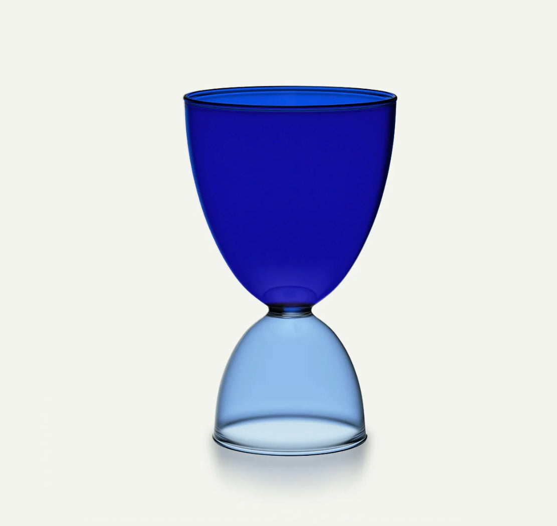 Dark & Light Blue Classic Glass image 1