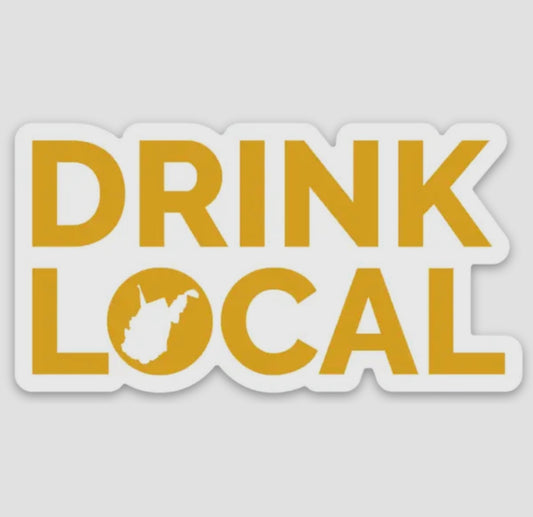 Drink Local Text Sticker image 0